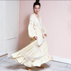 Free People L Sada Maxi Dress